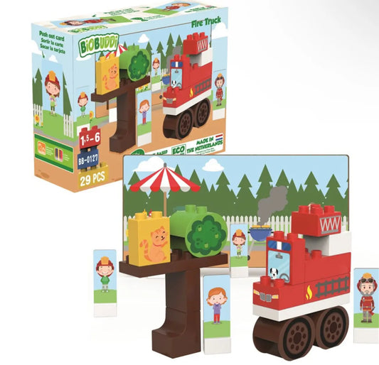 Fire Truck 29 Pieces Bitu Gift Shop