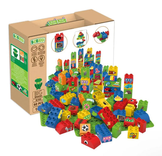 With Shapes 60 Pieces + 2 Bases Bitu Gift Shop