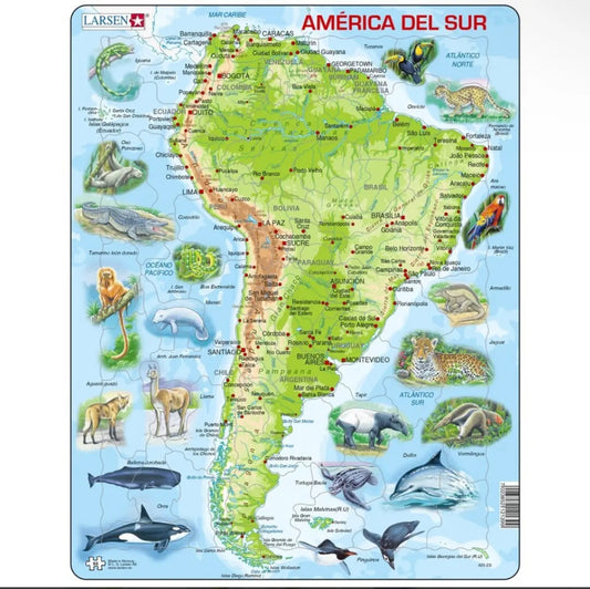 Puzzle América del Sur Bitu Gift Shop