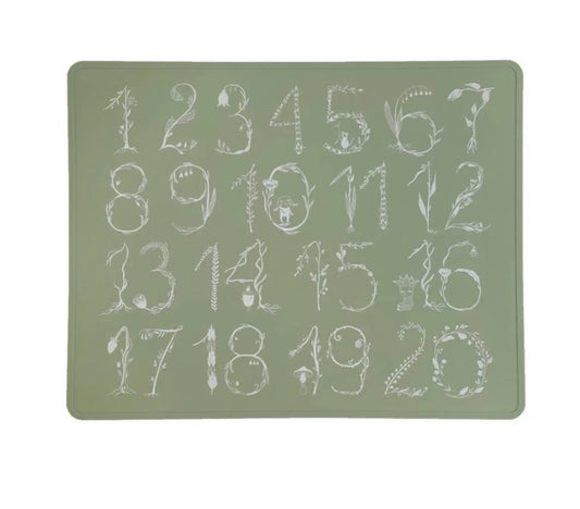 Play Mat - Numbers (Sage) Bitu Gift Shop