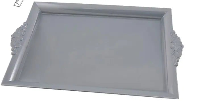 GRAY TRAY WITH HANDLES Bitu Gift Shop