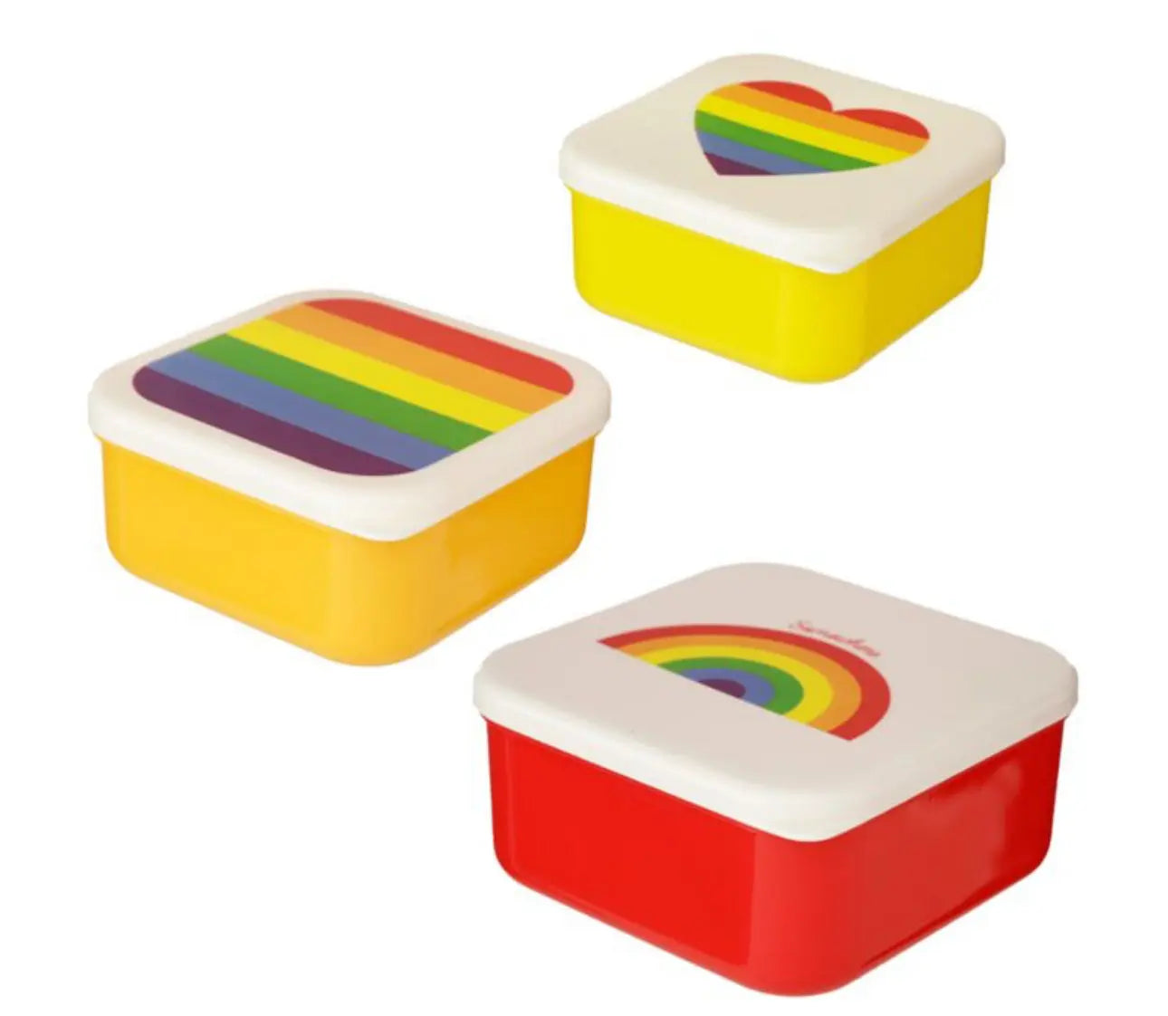 Set de 3 Fiambreras Táper Arcoíris Bitu Gift Shop