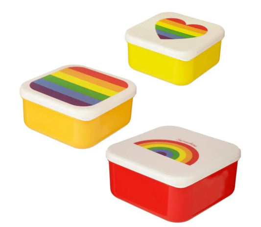 Set de 3 Fiambreras Táper Arcoíris Bitu Gift Shop