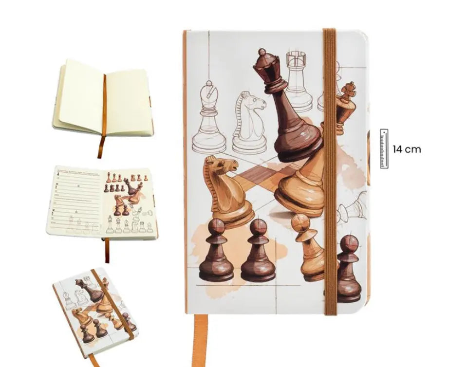AGENDA AJEDREZ 9X14 CM Bitu Gift Shop