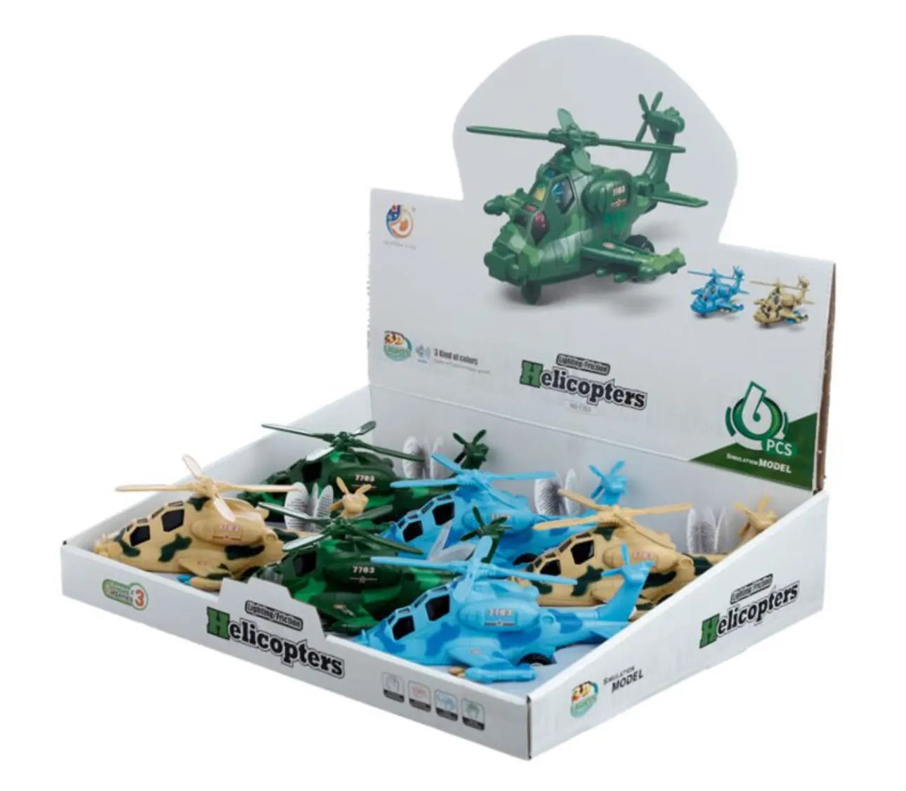 Coche de Juguete de Propulsión Helicóptero Bitu Gift Shop