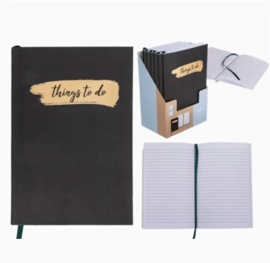 Black colored note book, Things to Do Bitu Gift Shop