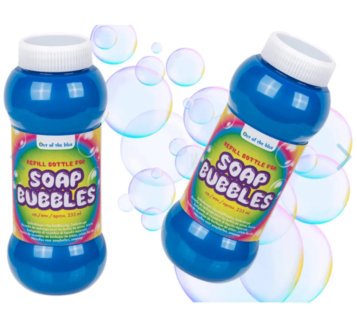 Refill bottle for soap bubbles with ca. 235 ml, Bitu Gift Shop