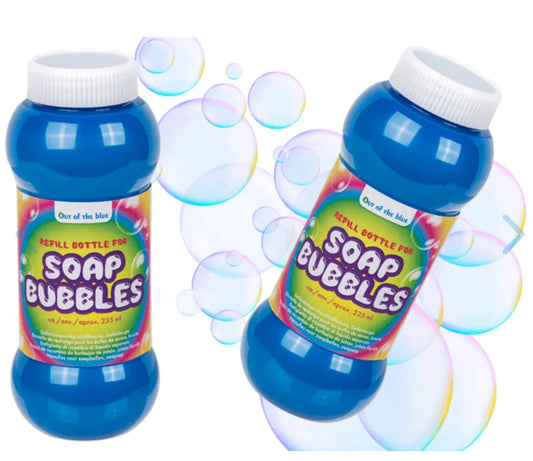 Refill bottle for soap bubbles with ca. 235 ml, Bitu Gift Shop