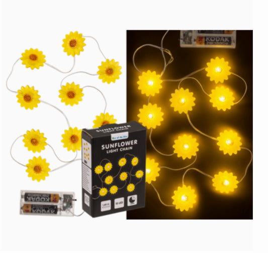 Llight chain, Sunflower, with 10 LED