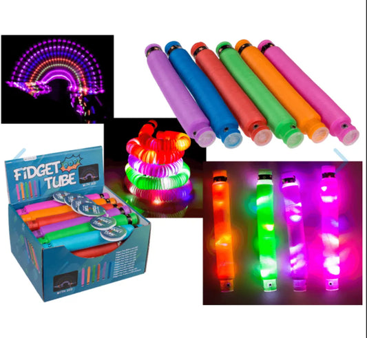 Fidget Pop Tube with LED Bitu Gift Shop