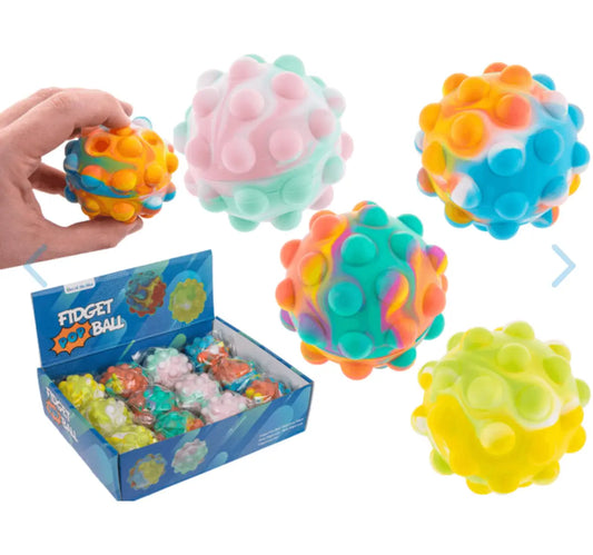 Fidget Pop Ball, Rainbow Bitu Gift Shop