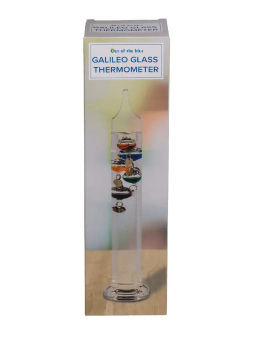 Glass Galileo Thermometer Bitu Gift Shop