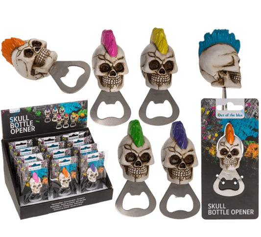 Metal bottle opener, Skull, Bitu Gift Shop