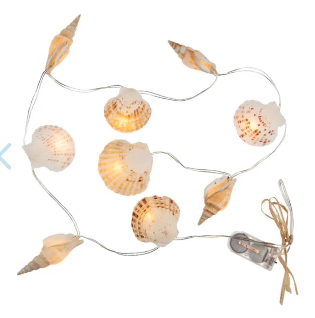 Light chain garland, shells Bitu Gift Shop