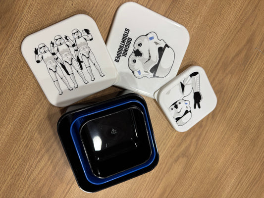 Set de 3 Fiambreras Stormtrooper – M/L/XL – Táper Reutilizable con Diseño de Soldado Imperial