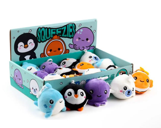 Llavero de Peluche Estrujable Squeezies Vida Marina Bitu Gift Shop