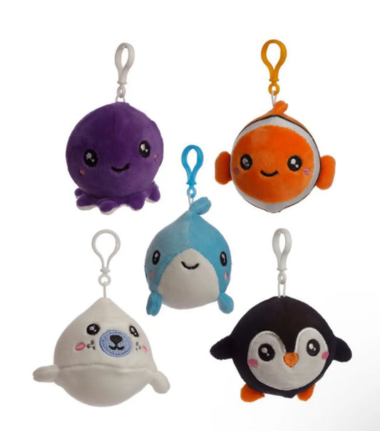 Llavero de Peluche Estrujable Squeezies Vida Marina Bitu Gift Shop