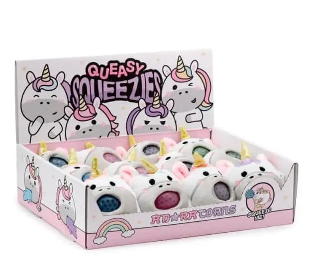 queasy squeezies adoracorns unicorn plush squeezy toy Bitu Gift Shop