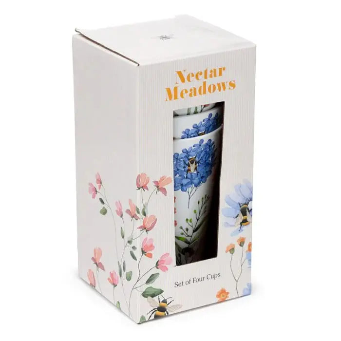 Nectar Meadows Set of 4 RPET Picnic Cups Bitu Gift Shop