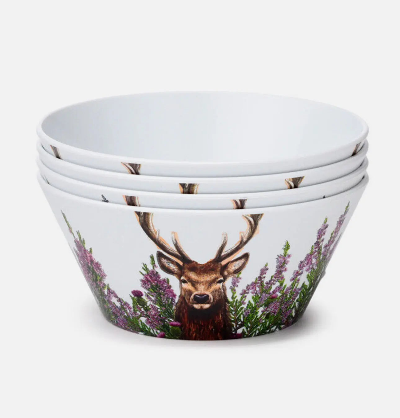 Set of 4 Picnic Bowls RPET Wild Deer Bitu Gift Shop