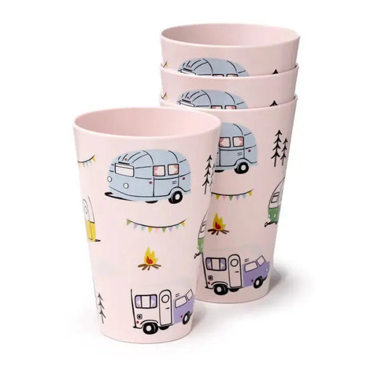 Wildwood Caravan Set of 4 RPET Picnic Cups Bitu Gift Shop