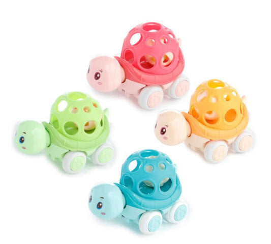 Soft Shell Tortoise with Bell Friction Push/Pull Action Toy